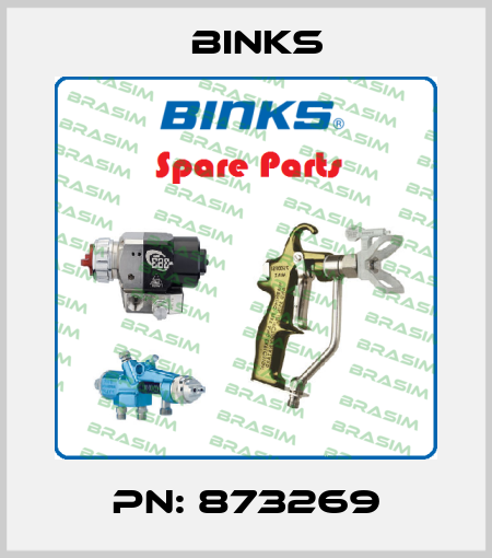 PN: 873269 Binks