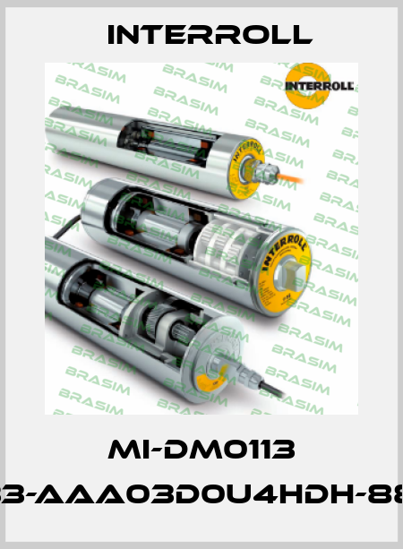 MI-DM0113 DM1133-AAA03D0U4HDH-887mm Interroll