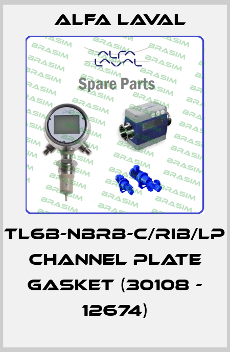 TL6B-NBRB-C/RIB/LP CHANNEL PLATE GASKET (30108 - 12674) Alfa Laval