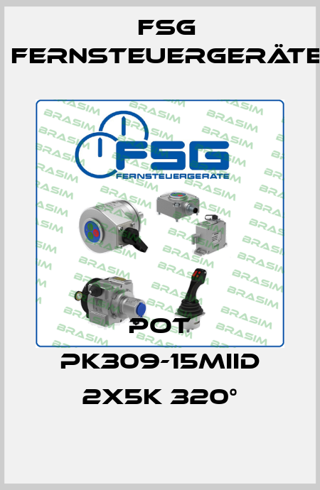 POT PK309-15MIId 2x5K 320° FSG Fernsteuergeräte