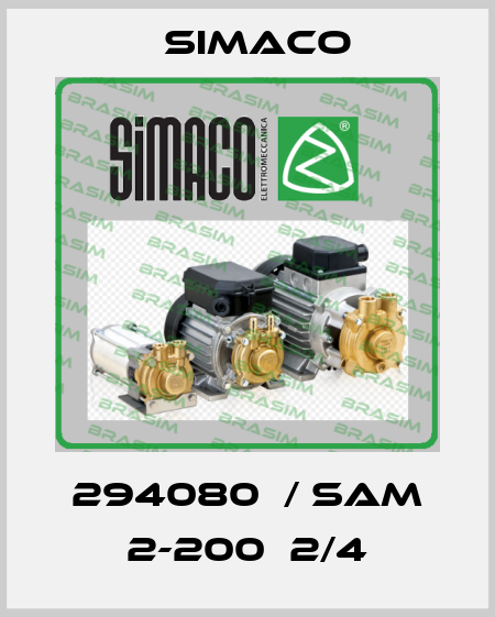 294080  / SAM 2-200  2/4 Simaco