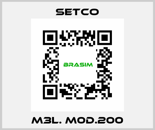M3L. M0D.200 SETCO