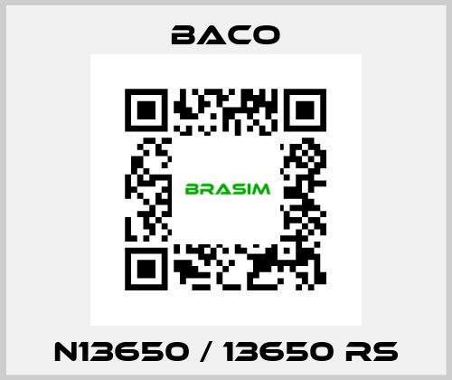 N13650 / 13650 RS BACO