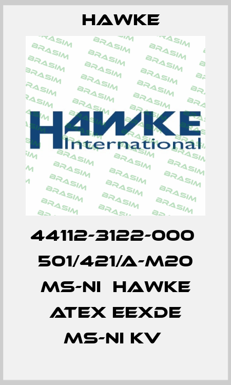 44112-3122-000  501/421/A-M20 Ms-Ni  HAWKE ATEX EExde Ms-Ni KV  Hawke