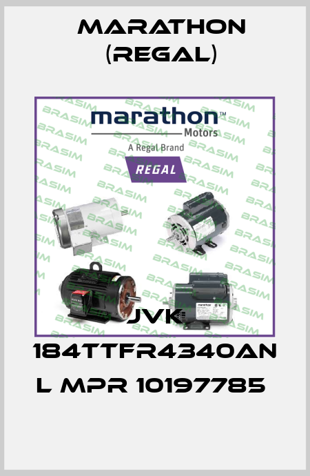 JVK 184TTFR4340AN L MPR 10197785  Marathon (Regal)