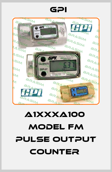 A1XXXA100  model FM Pulse output Counter  GPI