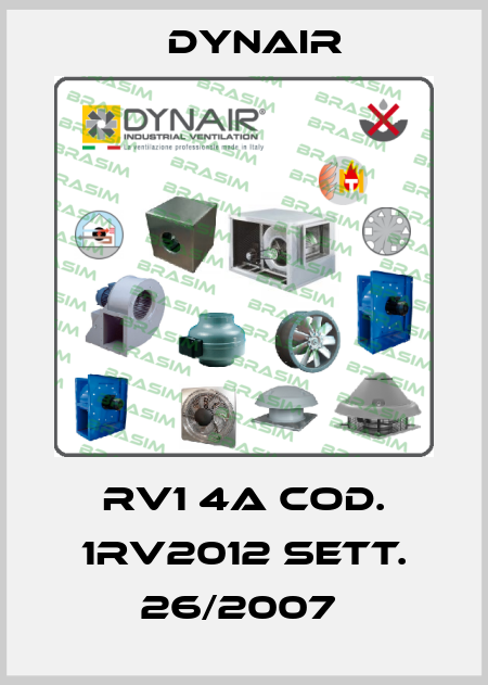 RV1 4A COD. 1RV2012 SETT. 26/2007  Dynair