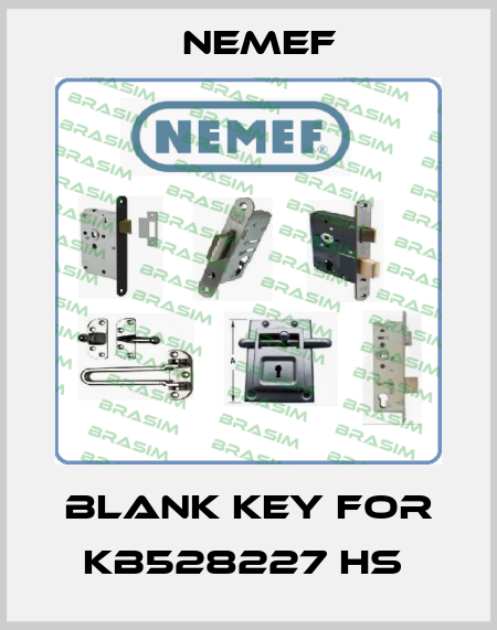 Blank key for KB528227 HS  NEMEF
