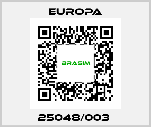 25048/003  Europa