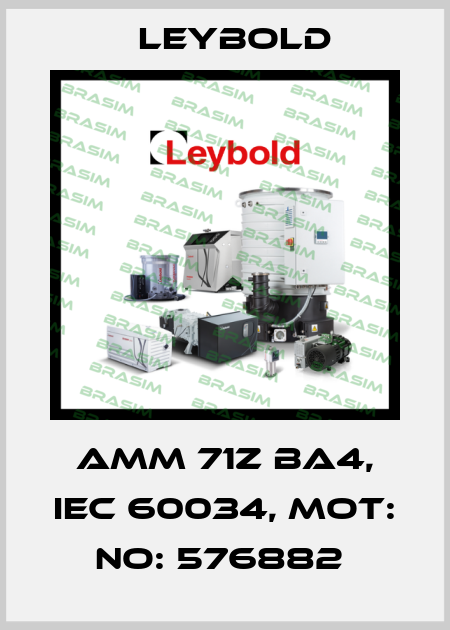 AMM 71Z BA4, IEC 60034, Mot: No: 576882  Leybold