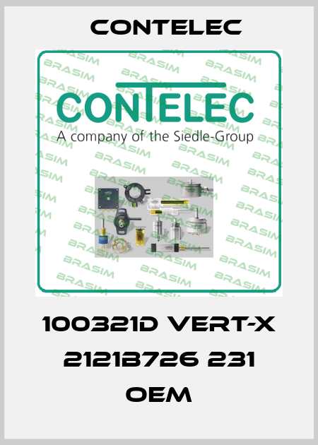 100321D Vert-X 2121b726 231 oem Contelec