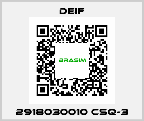 2918030010 CSQ-3 Deif