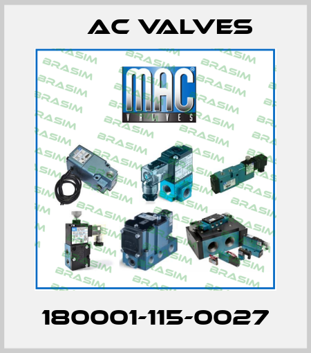 МAC Valves-180001-115-0027 price