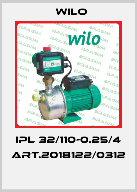 IPL 32/110-0.25/4 art.2018122/0312   Wilo