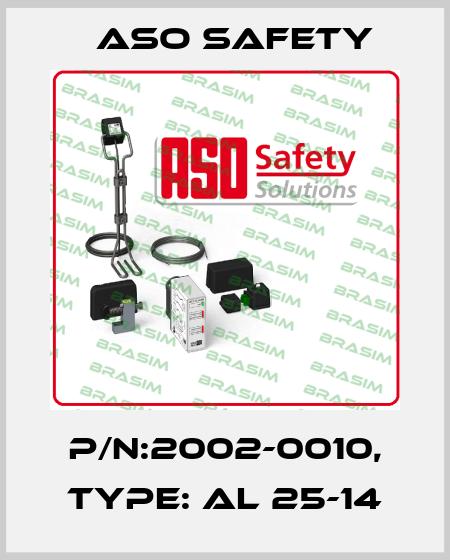 p/n:2002-0010, Type: AL 25-14 ASO SAFETY