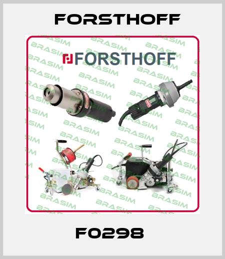 F0298  Forsthoff