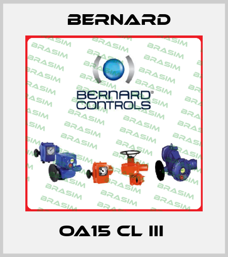 OA15 CL III  Bernard