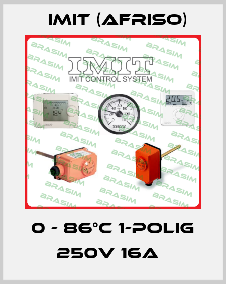 0 - 86°C 1-Polig 250V 16A   IMIT (Afriso)