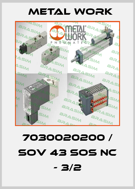7030020200 / SOV 43 SOS NC - 3/2 Metal Work