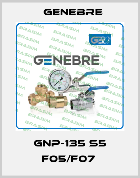 GNP-135 S5 F05/F07  Genebre