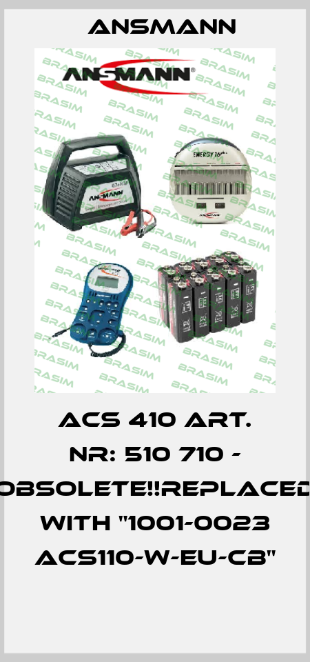 ACS 410 Art. Nr: 510 710 - Obsolete!!Replaced with "1001-0023 ACS110-W-EU-cb"  Ansmann