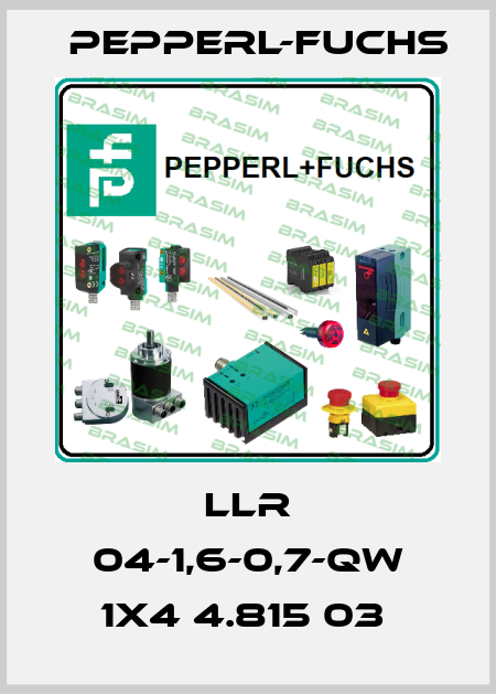LLR 04-1,6-0,7-QW 1x4 4.815 03  Pepperl-Fuchs