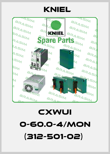 CXWUI 0-60.0-4/MON (312-501-02)  Kniel