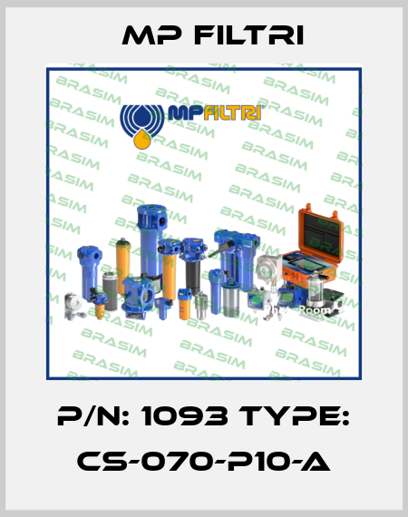 P/N: 1093 Type: CS-070-P10-A MP Filtri