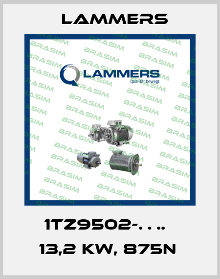 1TZ9502-….   13,2 KW, 875n  Lammers