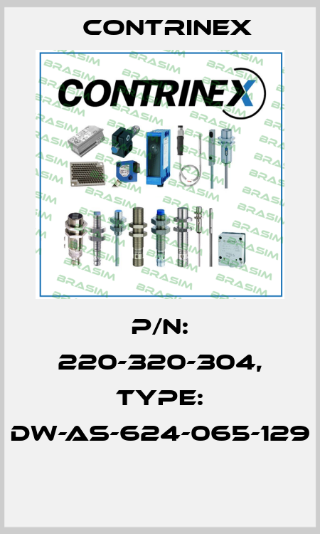 P/N: 220-320-304, Type: DW-AS-624-065-129  Contrinex