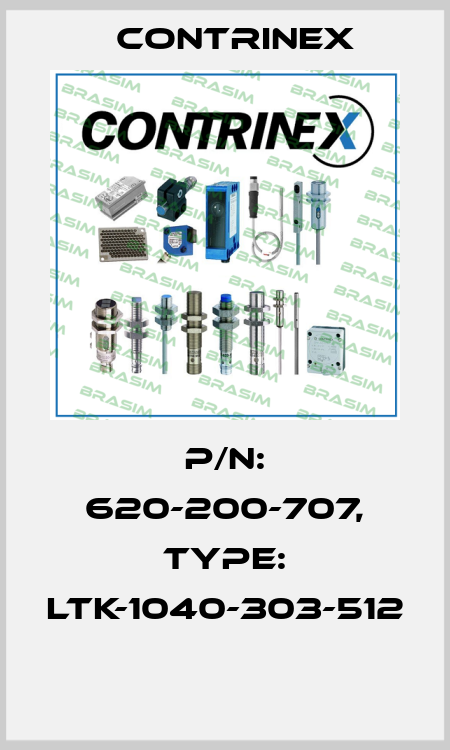 P/N: 620-200-707, Type: LTK-1040-303-512  Contrinex