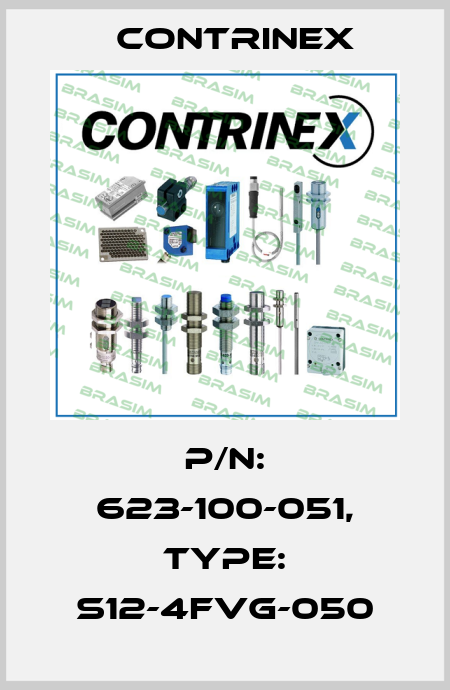 p/n: 623-100-051, Type: S12-4FVG-050 Contrinex