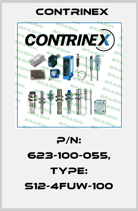 p/n: 623-100-055, Type: S12-4FUW-100 Contrinex