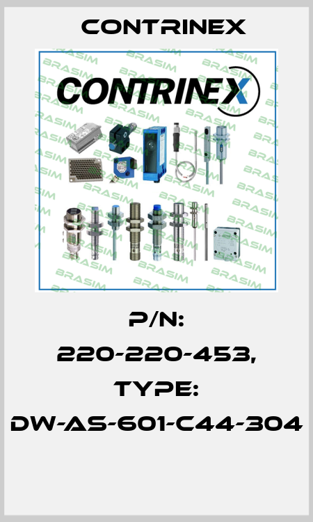 P/N: 220-220-453, Type: DW-AS-601-C44-304  Contrinex