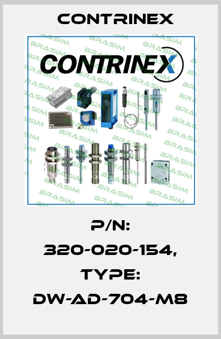 p/n: 320-020-154, Type: DW-AD-704-M8 Contrinex