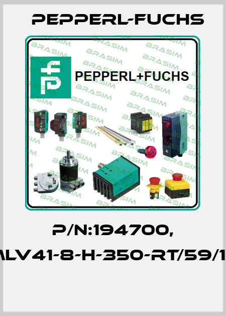 P/N:194700, Type:MLV41-8-H-350-RT/59/115b/136  Pepperl-Fuchs