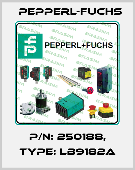 p/n: 250188, Type: LB9182A Pepperl-Fuchs