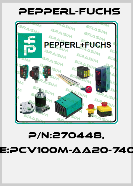 P/N:270448, Type:PCV100M-AA20-740000  Pepperl-Fuchs