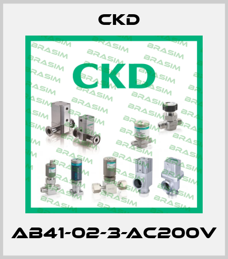AB41-02-3-AC200V Ckd