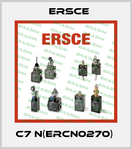 C7 N(ERCN0270)  Ersce