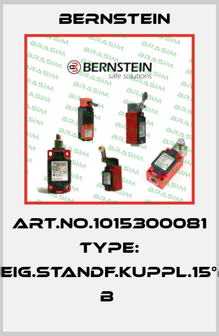 Art.No.1015300081 Type: NEIG.STANDF.KUPPL.15°B       B  Bernstein
