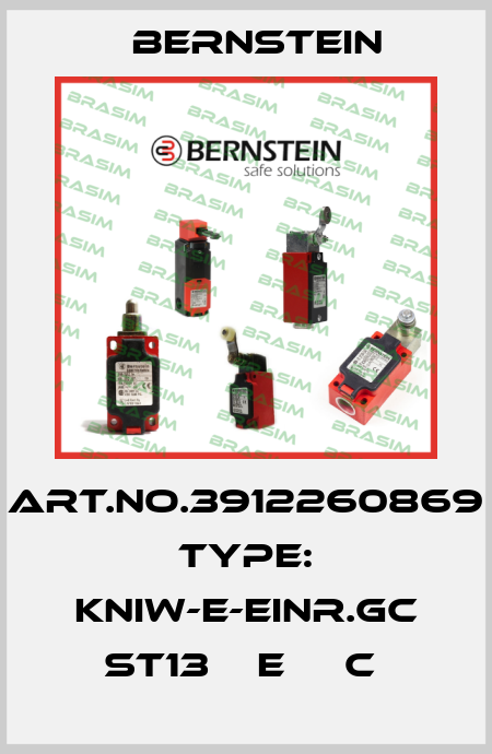 Art.No.3912260869 Type: KNIW-E-EINR.GC ST13    E     C  Bernstein