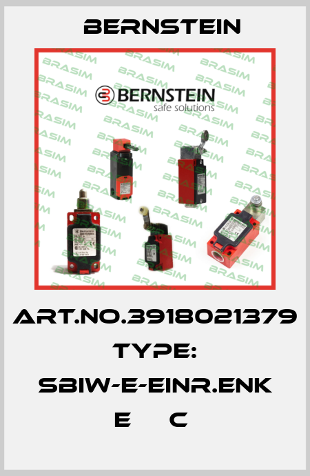 Art.No.3918021379 Type: SBIW-E-EINR.ENK        E     C  Bernstein