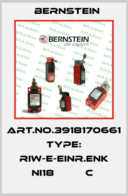 Art.No.3918170661 Type: RIW-E-EINR.ENK NI18          C  Bernstein