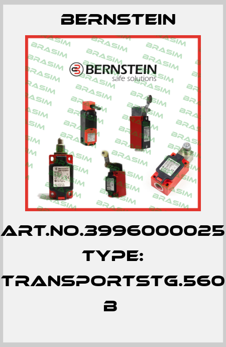 Art.No.3996000025 Type: TRANSPORTSTG.560             B  Bernstein