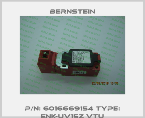 P/N: 6016669154 Type: ENK-UV15Z VTU Bernstein