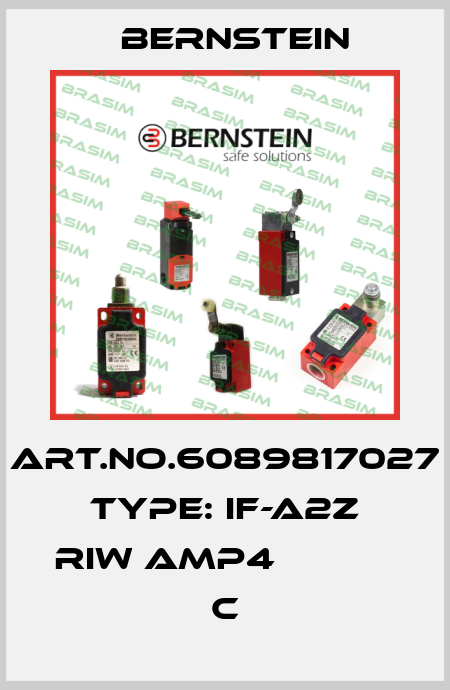 Art.No.6089817027 Type: IF-A2Z RIW AMP4              C Bernstein