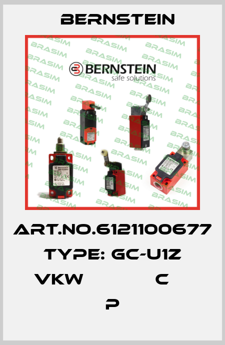 Art.No.6121100677 Type: GC-U1Z VKW             C     P Bernstein
