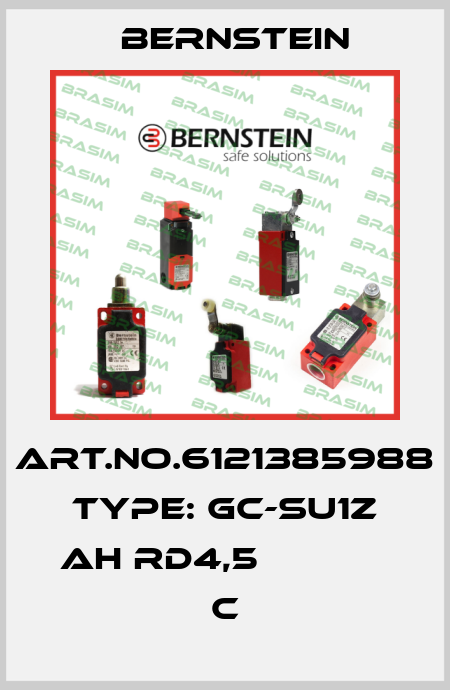 Art.No.6121385988 Type: GC-SU1Z AH Rd4,5             C Bernstein