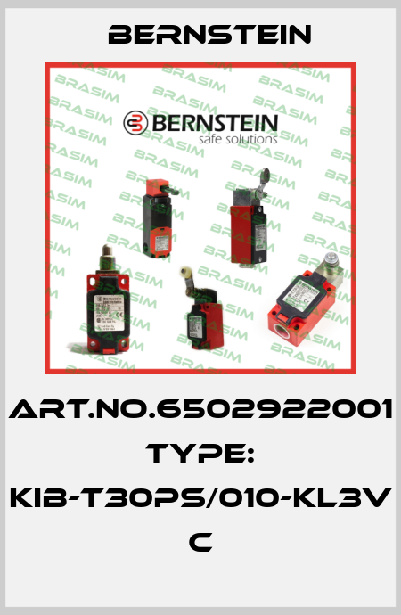 Art.No.6502922001 Type: KIB-T30PS/010-KL3V           C Bernstein